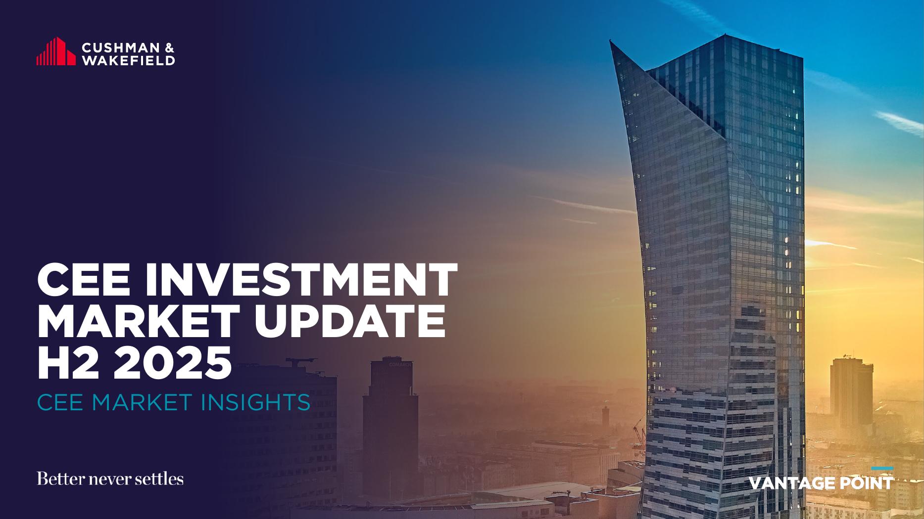Cover of the CEE Investment Market Update H2 2025